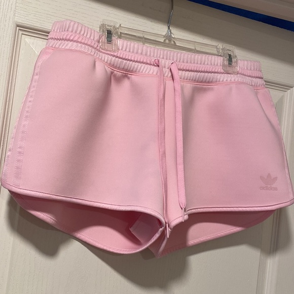 Adidas L Pink Scuba Shorts - Picture 3 of 10